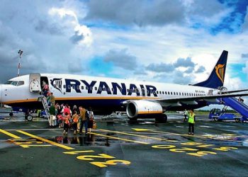Перший рейс Ryanair вилетів з «Борисполя»