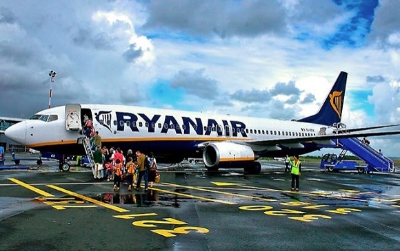 Перший рейс Ryanair вилетів з «Борисполя»