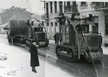 Важка техніка на вулицях Бучача