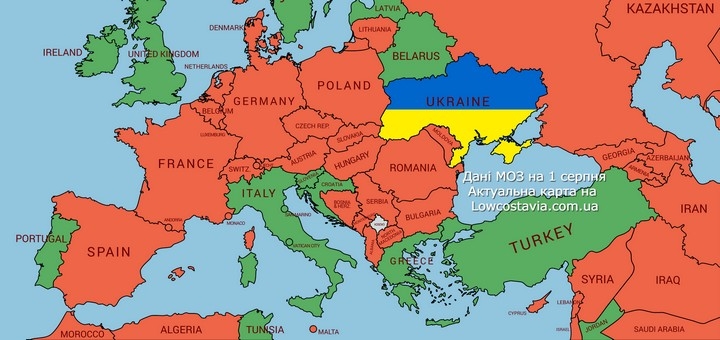 карта країн