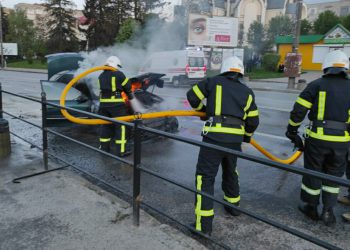 пожежа в авто