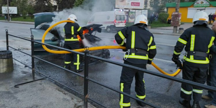 пожежа в авто