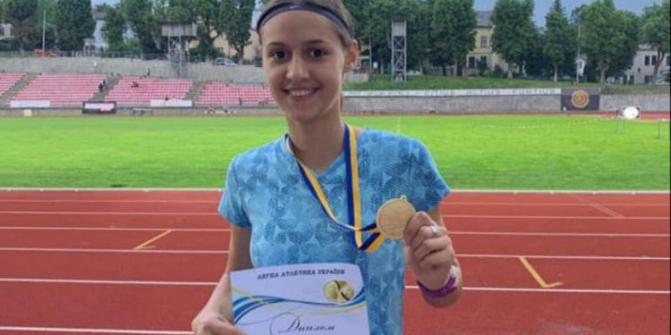 легкоатлетка