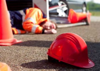 на будівництві