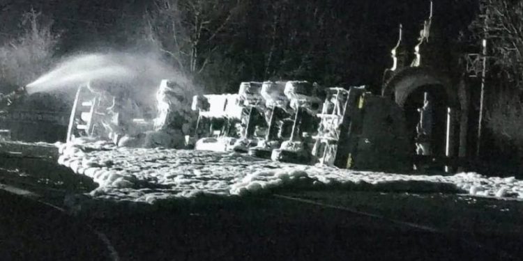 аварія вантажівки