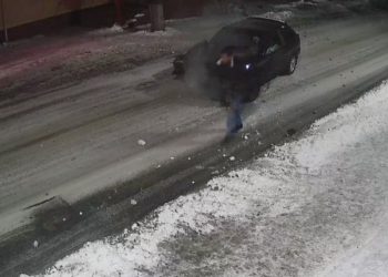 посеред дороги