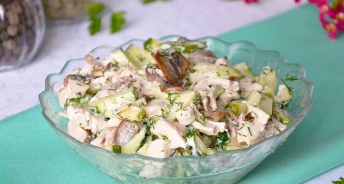 Салат з грибочків