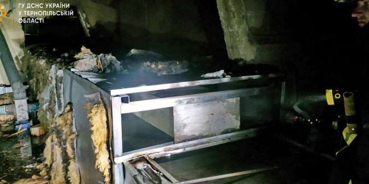 Горіла сушарня у Товстолузі