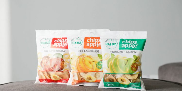 Яблучні чіпси з кислинкою – хіт продажів продукції ФГ “Гадз”