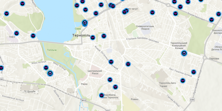 «Тернопільводоканал» підготував карту колонок та бюветів на випадок колапсу у місті