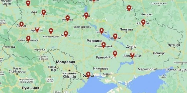 Куди бив ворог учора: усі потрапляння та їх наслідки (карта)