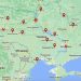 Куди бив ворог учора: усі потрапляння та їх наслідки (карта)