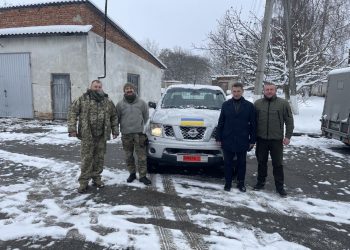 Парламентарій із Тернопільщини Микола Люшняк  відправив на фронт ще один автомобіль (відео)