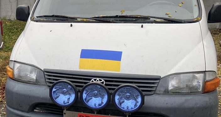 Тернопільська волонтерка подякувала Миколі Люшняку за авто й іншу допомогу військовим