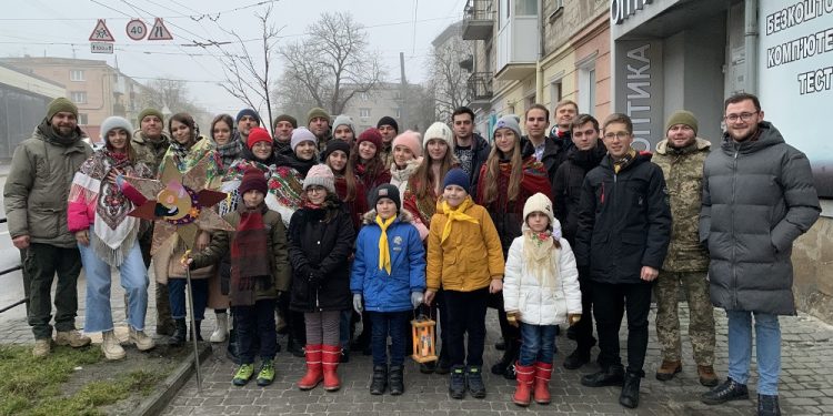 Коляда звучала для родин військовослужбовців