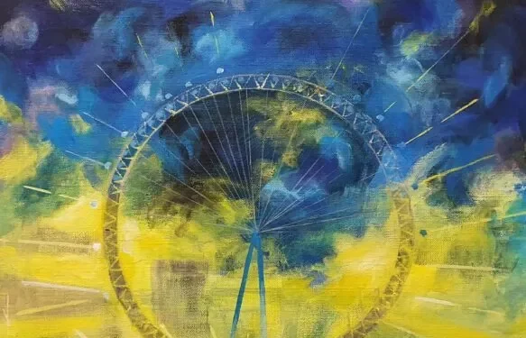 Новорчіний феєрверк в Англії на честь України: картина тернополянки підірвала мережу