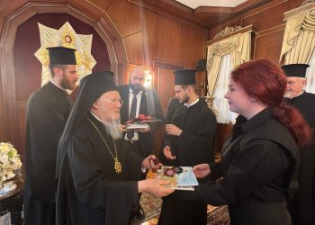 Тернопільська “Пташка” зустрілася з Патріархом Варфоломієм (фоторепортаж)