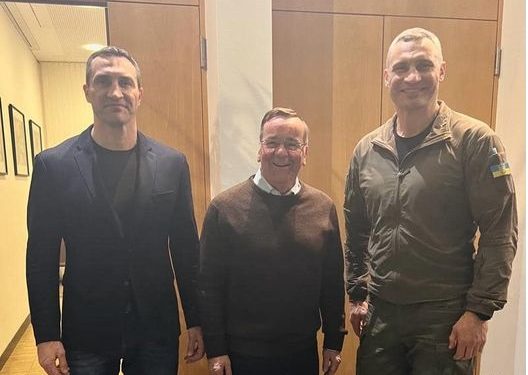 Віталій Кличко зустрівся з міністром оборони Німеччини: Рішення щодо зброї для України стануть більш оперативними