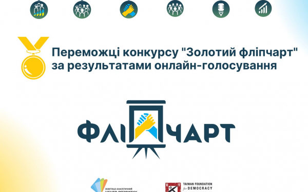 Стали відомі переможці конкурсу «Золотий фліпчарт»: онлайн-голосування