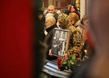 У Києві попрощалися з воїнами, які робили бавовну на росії