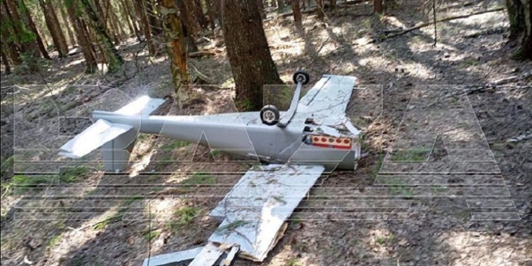 Вчора під москвою впав безпілотник з вибухівкою