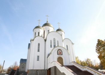 Пікет під церквою московського патріархату в Тернополі (відео)