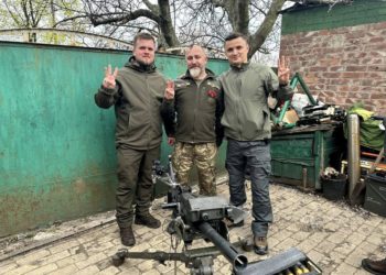 Голова Тернопільської облради Михайло Головко відвідав бойові позиції на Бахмутському напрямку