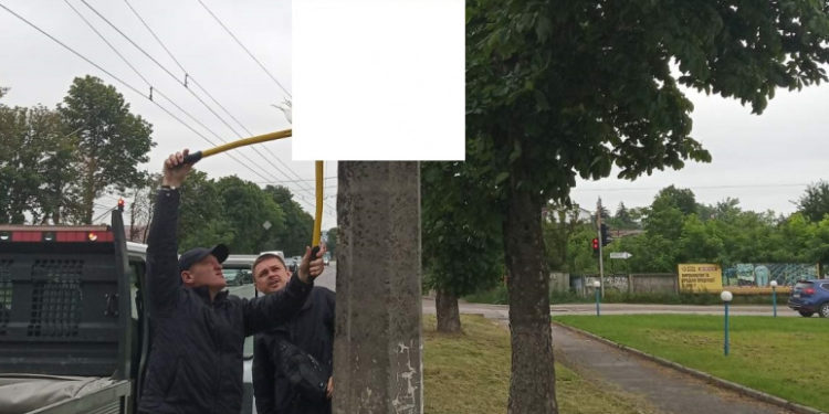 У Тернополі демонтували рекламні конструкції