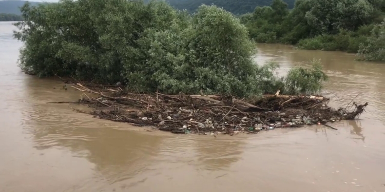 На гідропостах ріки Дністер відбувся приріст рівня води