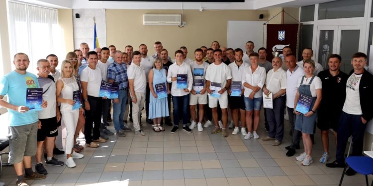 Урочисте нагородження футбольних фахівців у ТНПУ
