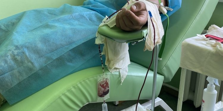 Донорами крові на Тернопільщині стали військові