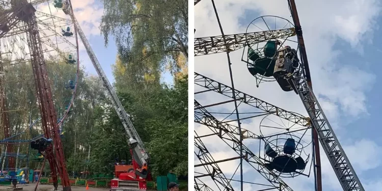 Чому колесо огляду у парку Тернополя вийшло з ладу?