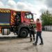 Тернопільські рятувальники вчилися гасити умовну пожежу у Велиих Гаях