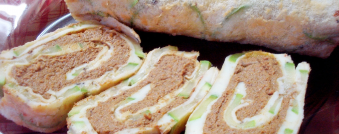 Кабачковий рулет із паштетом по-старотернопільськи