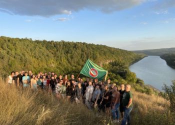 Геостаціонар на Чортківщині став місцем посвяти студентів географічного факультету ТНПУ