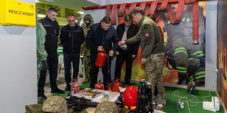 Клас «Захисту України та Безпеки життєдіяльності» облаштували в укритті Тернопільського військового коледжу