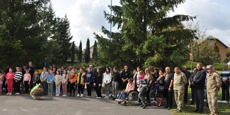 Пам’ятну дошку захиснику Михайлу Осифу відкрили на Тернопільщині