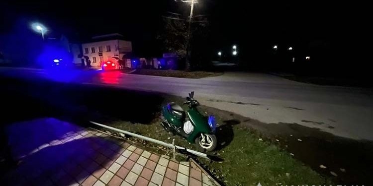 На Тернопільщині травмувалися скутеристи