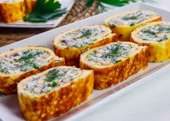 Рулет яєчний з оселедцем від тернопільської господині