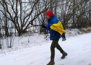 Марафонець-волонтер Петро Скрипка завітав у Тернопіль