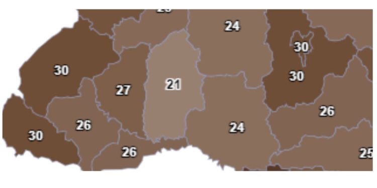 27 гривень – на Тернопільщині Індекс Еспресо нижчий, ніж по Україні