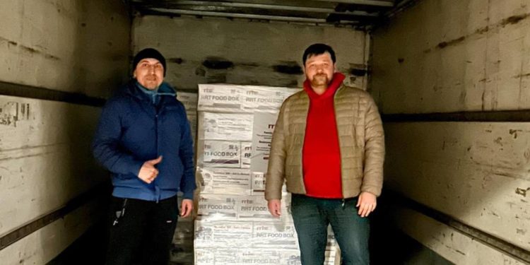Продуктові набори, які відправили на схід фонди “Тернопіль” та “Хвилі змін” вже отримали у 105 бригаді