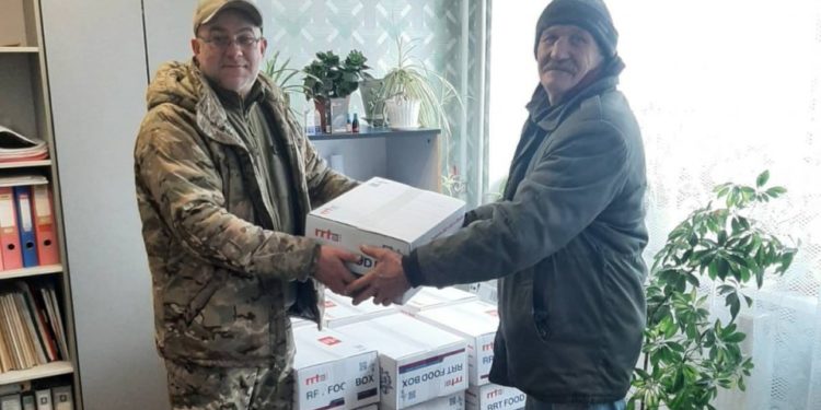 Продуктові бокси від тернопільського БФ отримують жителі прикордонних населених пунктів
