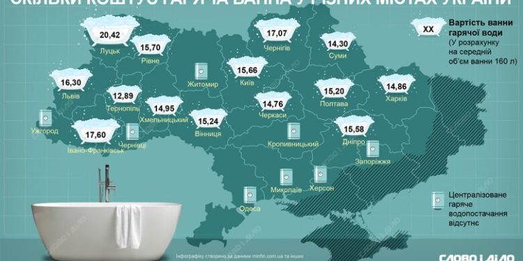 У Тернополі найдешевша гаряча вода: а ви вже приймали ванну за копійки?