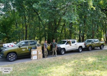 105-та тернопільська бригада ТрО отримала розвідувально-ударний комплекс зі 120-мм мінометами від «Повернись живим»