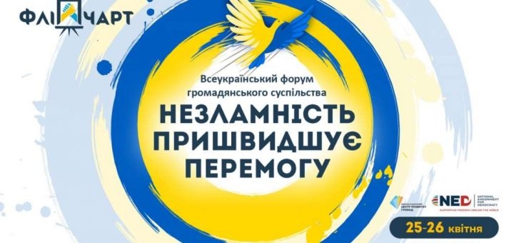 Всеукраїнський форум громадянського суспільства «Незламність пришвидшує перемогу» сьогодні у Тернополі (ПРОГРАМА ЗАХОДУ)