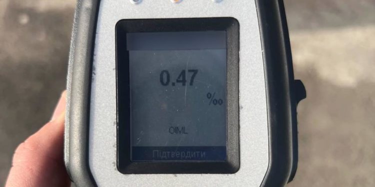 Тернопільські патрульні зупинили п’яного мотоцикліста