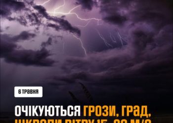 Штормове попередження. Ілюстрація ДСНС