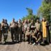 Тернопільські військові на фронті освятили паски. Фото Юрій Кульпа