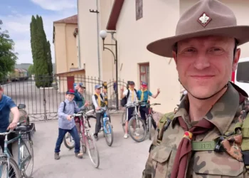 Із вихованцями під час веломандрівки